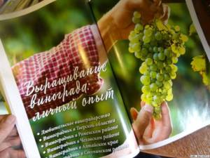 Книга -журнал Всё о винограде. Блог Олёны Непомнящей.